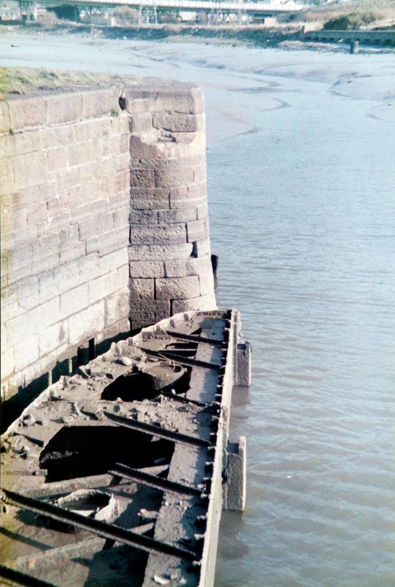 Briton Ferry Dock lock gate