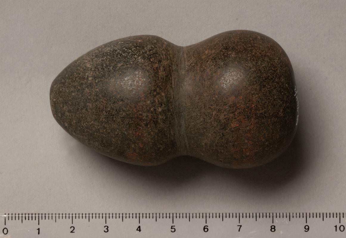 Ethnographic stone bolas ball