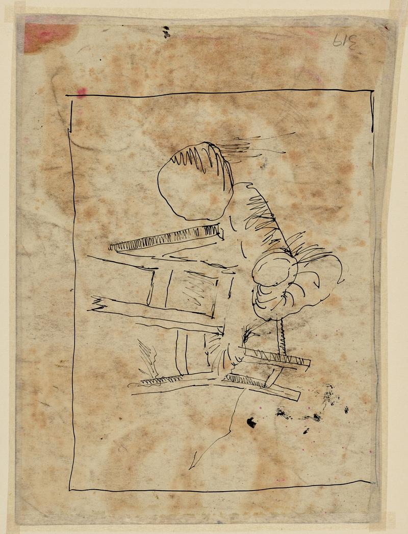 Study for illustration to poems by David Gascoyne