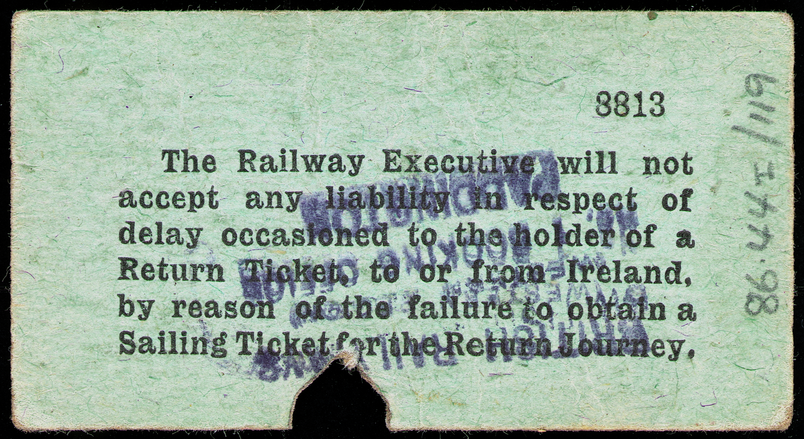 British Railways ticket