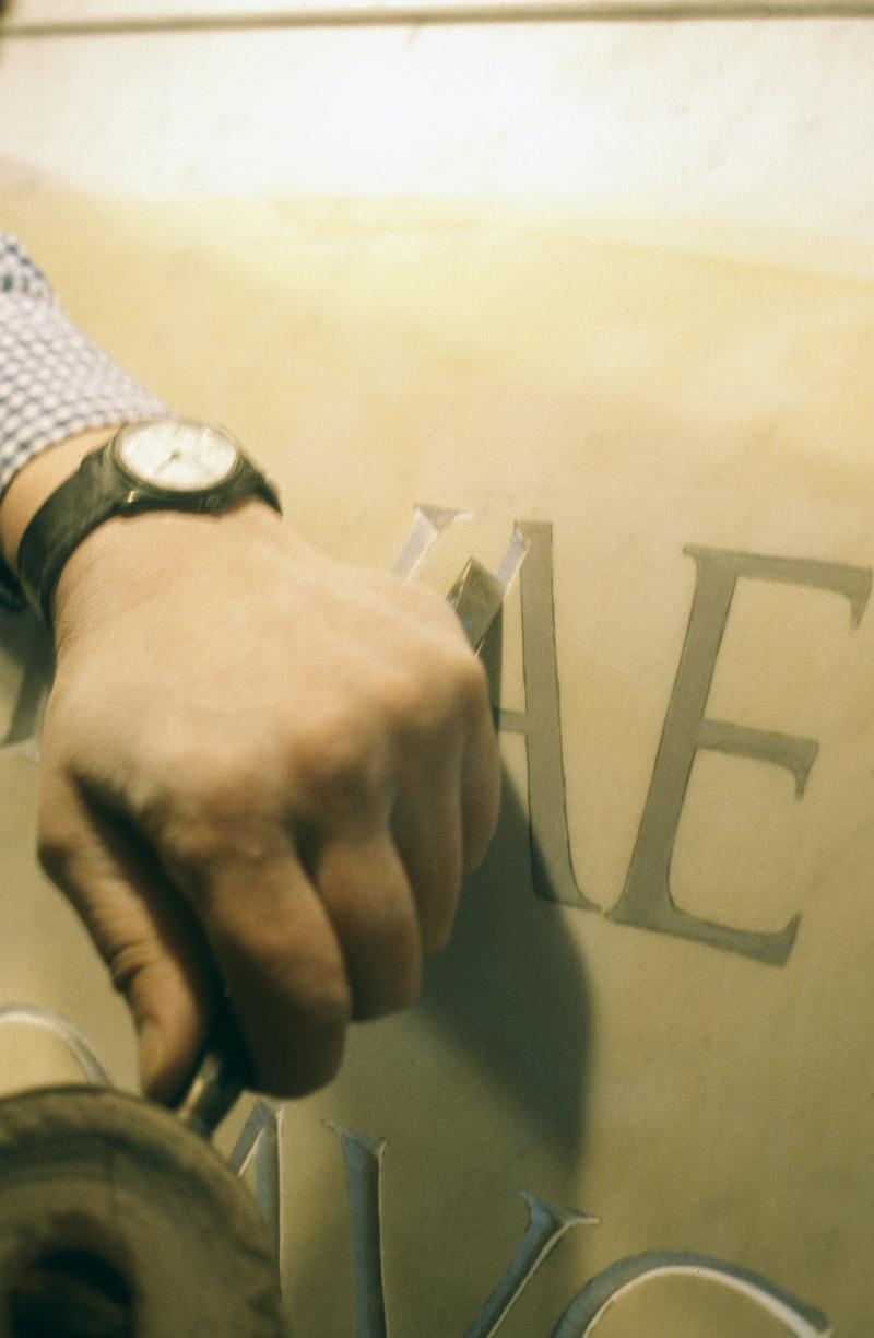 Trajanic building inscription (replica)