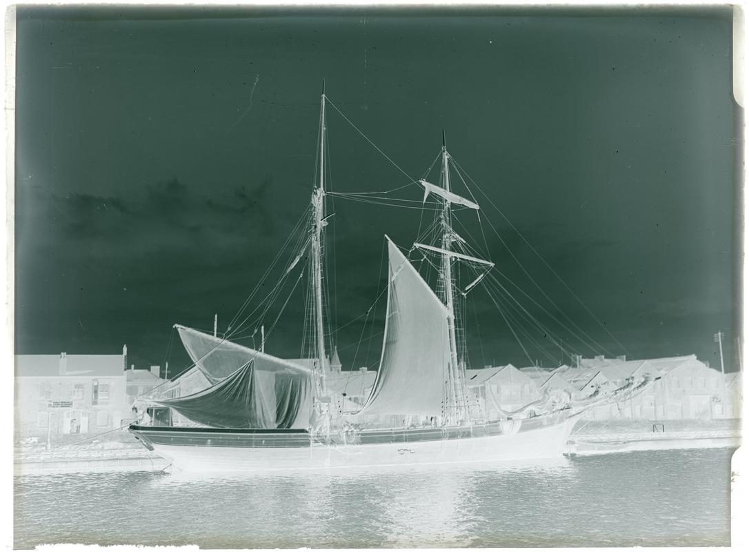 CONCORDE, glass negative