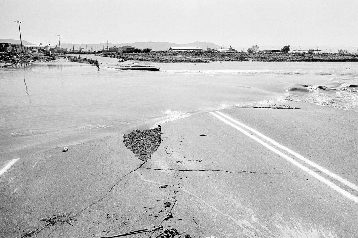 USA. ARIZONA. Phoenix. Floods (11 out of 13 bridges down) 1980.