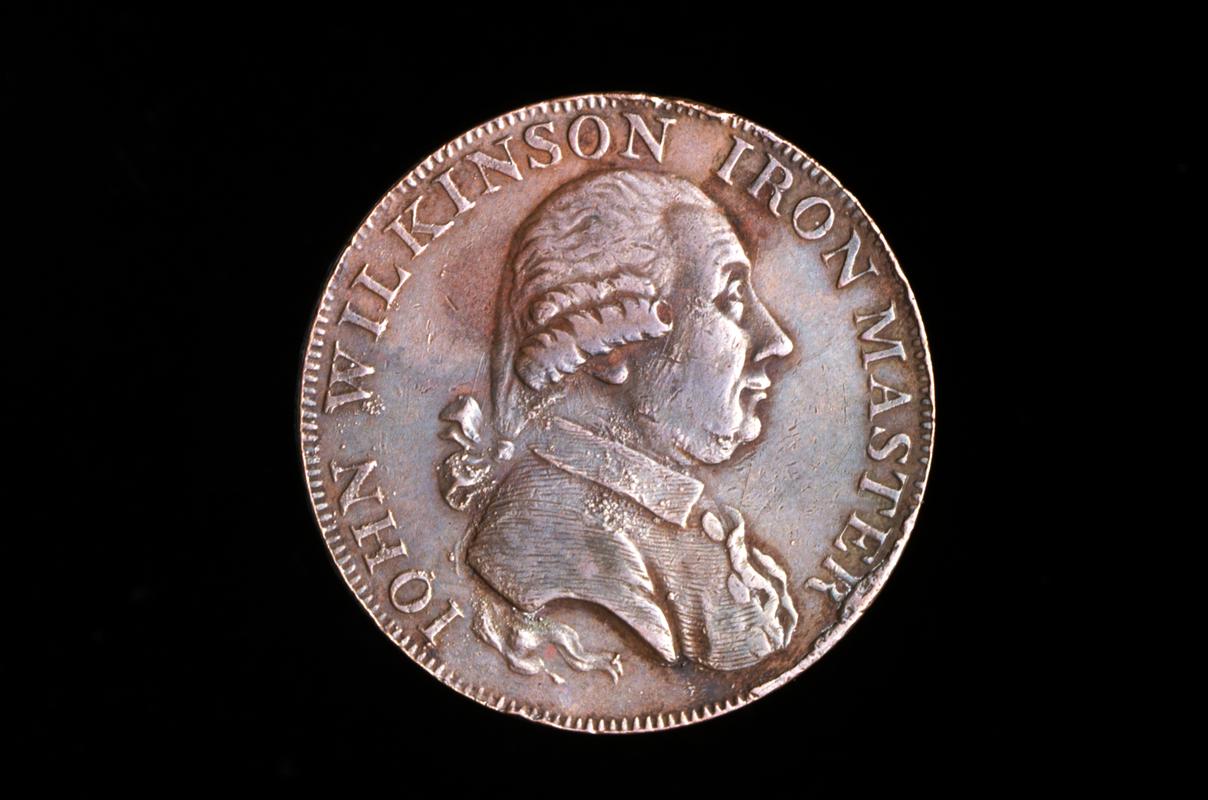 John Wilkinson half penny token, 1790