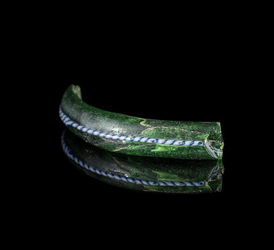 Roman glass bangle fragment