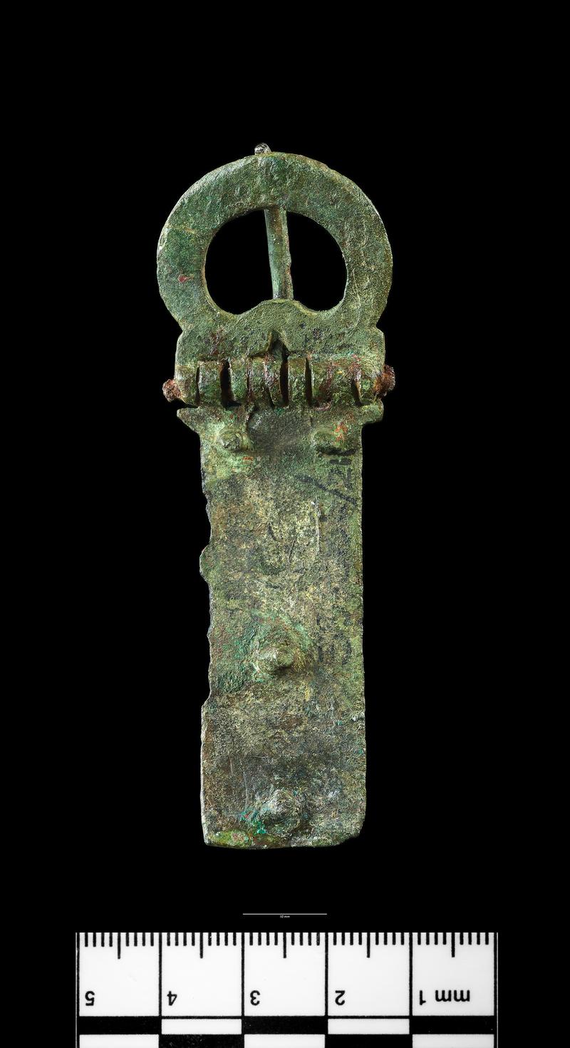 Roman copper alloy buckle plate