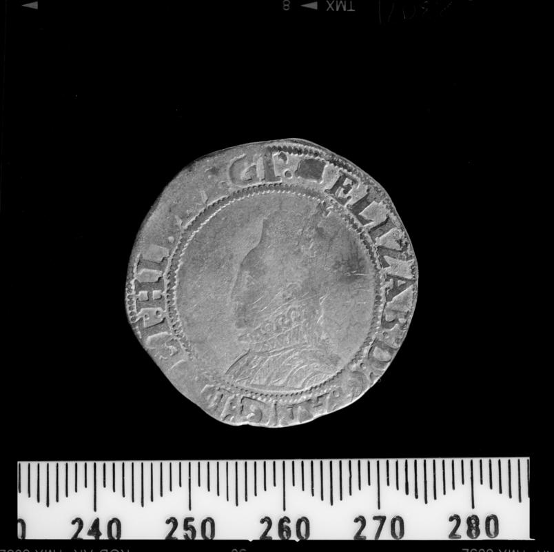 Tregwynt Hoard - Elizabeth I silver shilling