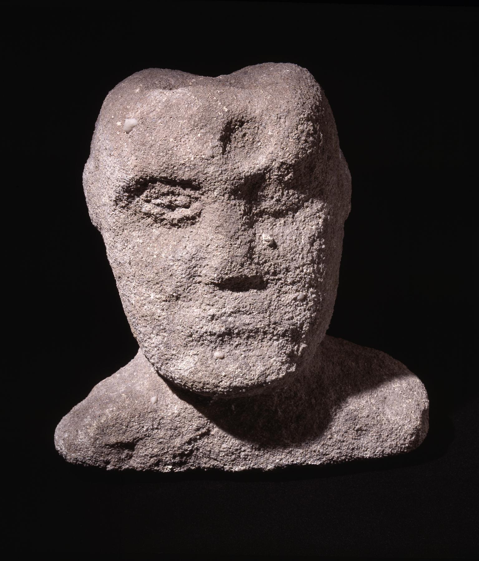 Undated stone head