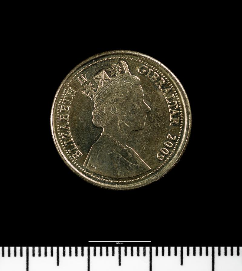 Gibraltar One Pound coin