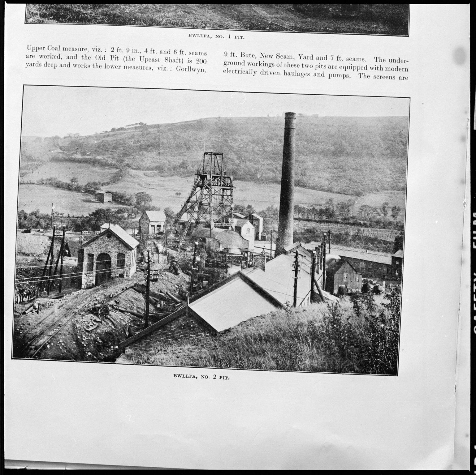 Bwllfa Colliery, film negative