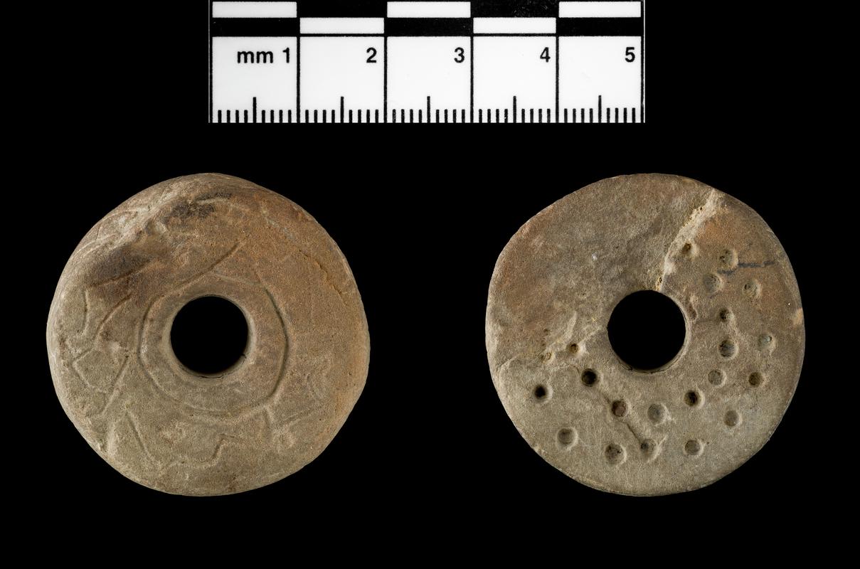 Decorated Spindle whorl