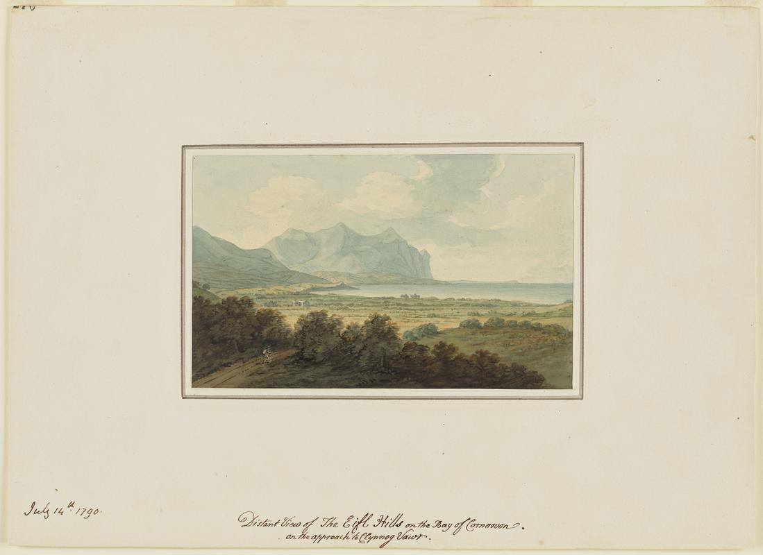 Distant View of the Eifl hills on Bay of Carnarvon