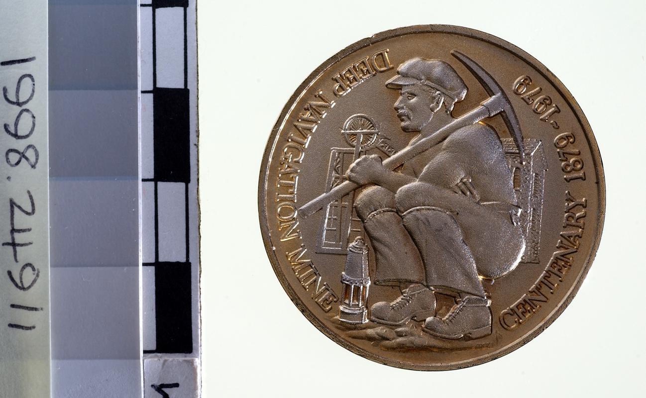 Deep Navigation Colliery 1879-1979 Centenary Medal (obverse)