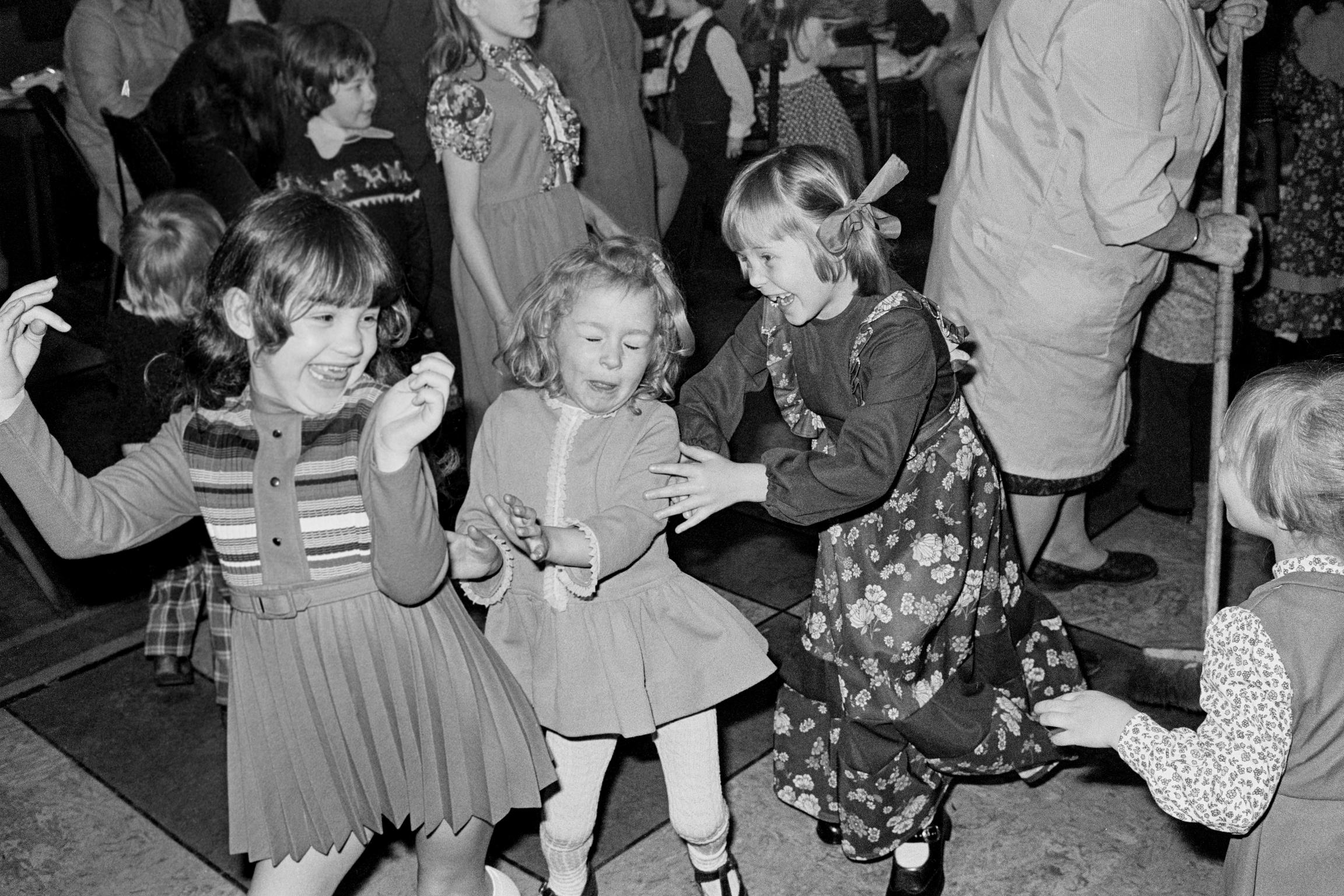 Children's party. Abertillery, Wales