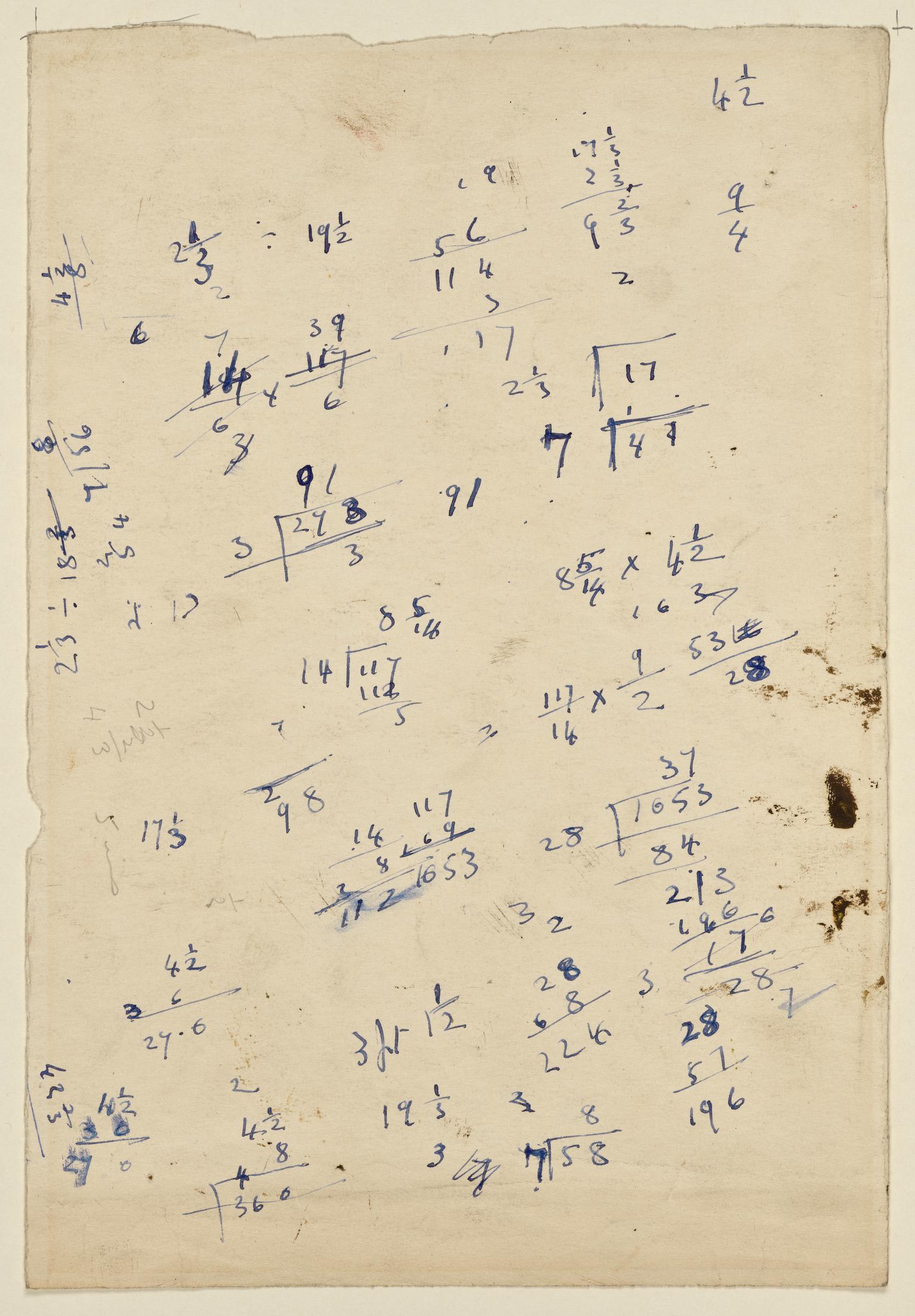 Calculations for "The Musicians"