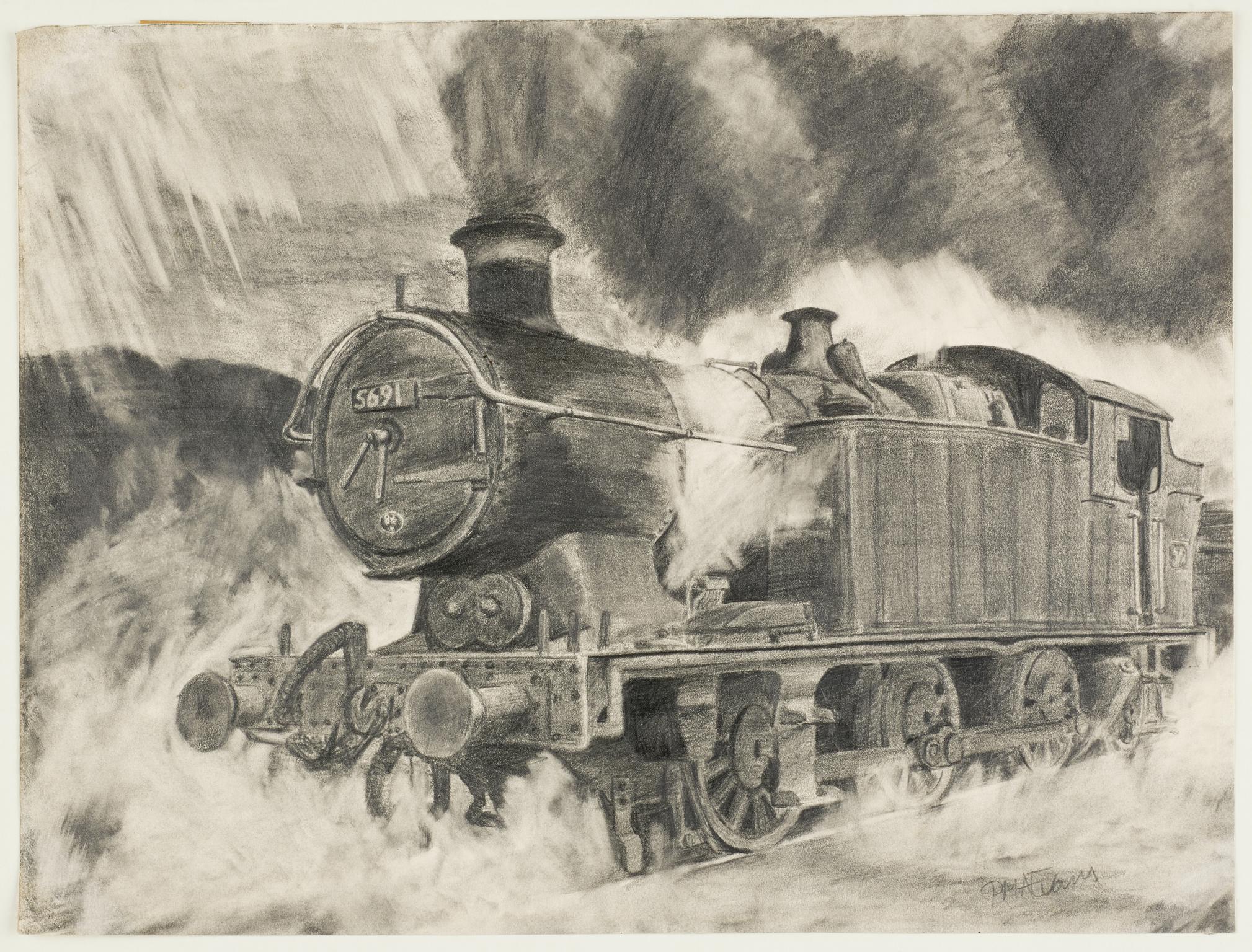 Locomotive No. '5691' - 'Mountain Ash' (drawing)