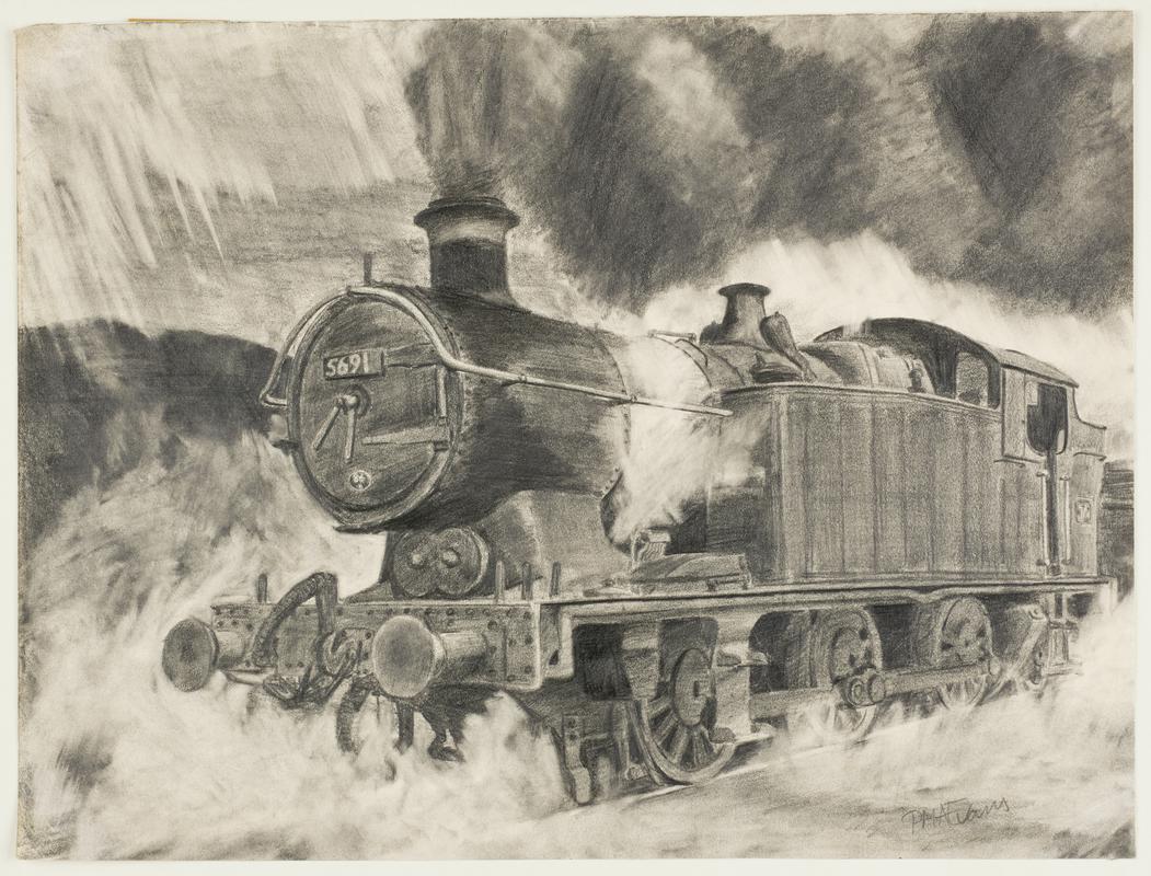 Locomotive No. '5691' - 'Mountain Ash' by P.M.A. Evans