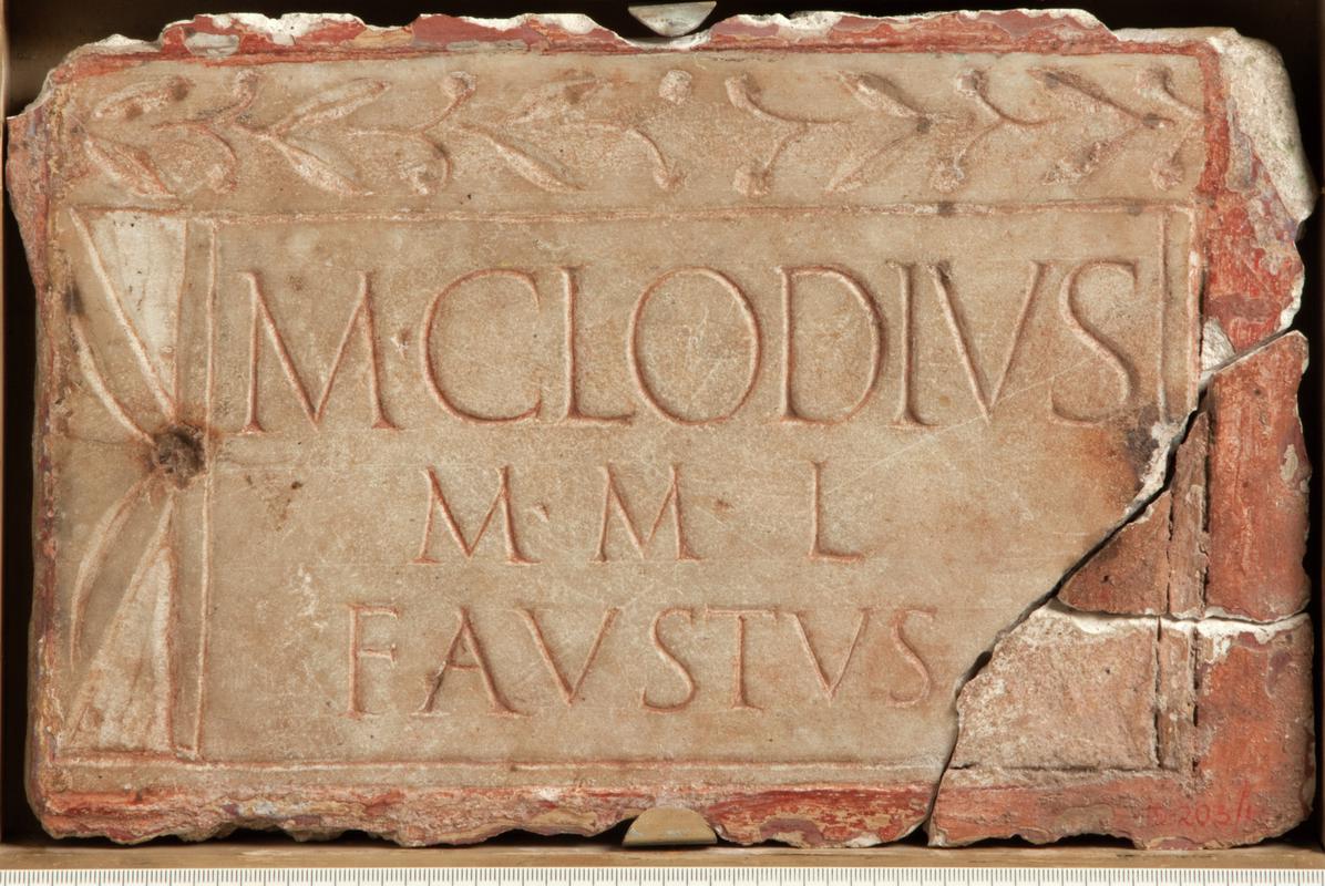 Roman stone inscription