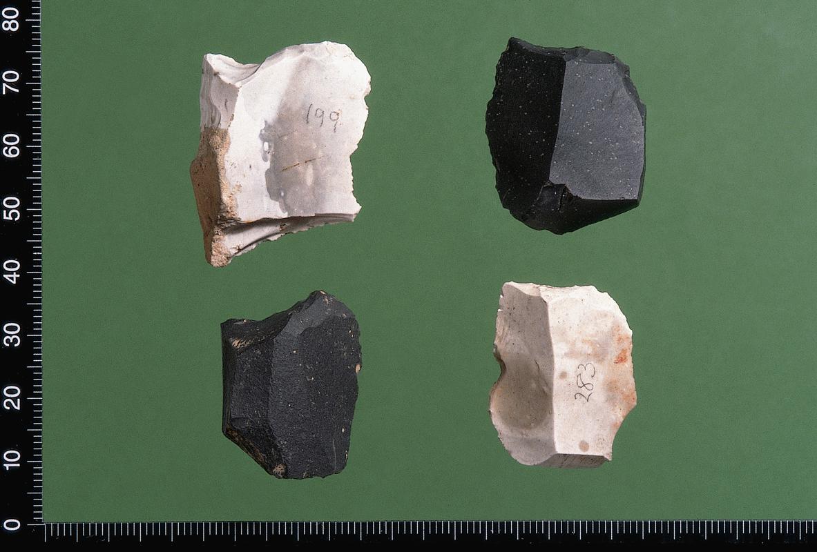 chert truncated blade,  flint truncated blade