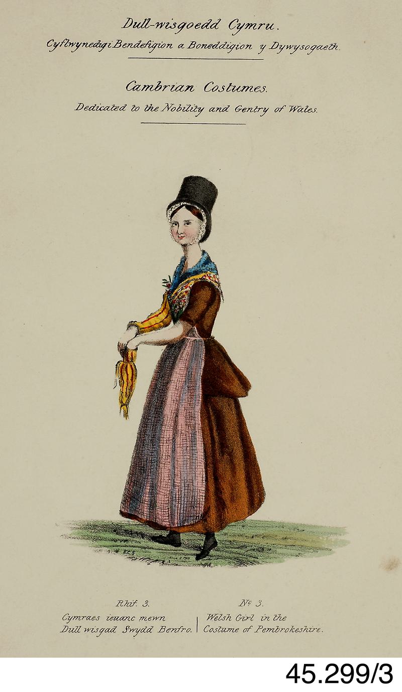 Welsh costume illustration