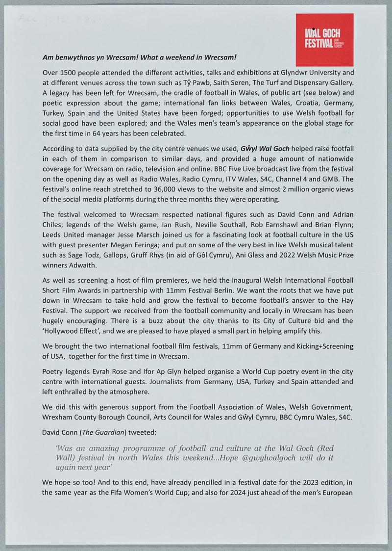 Information sheet