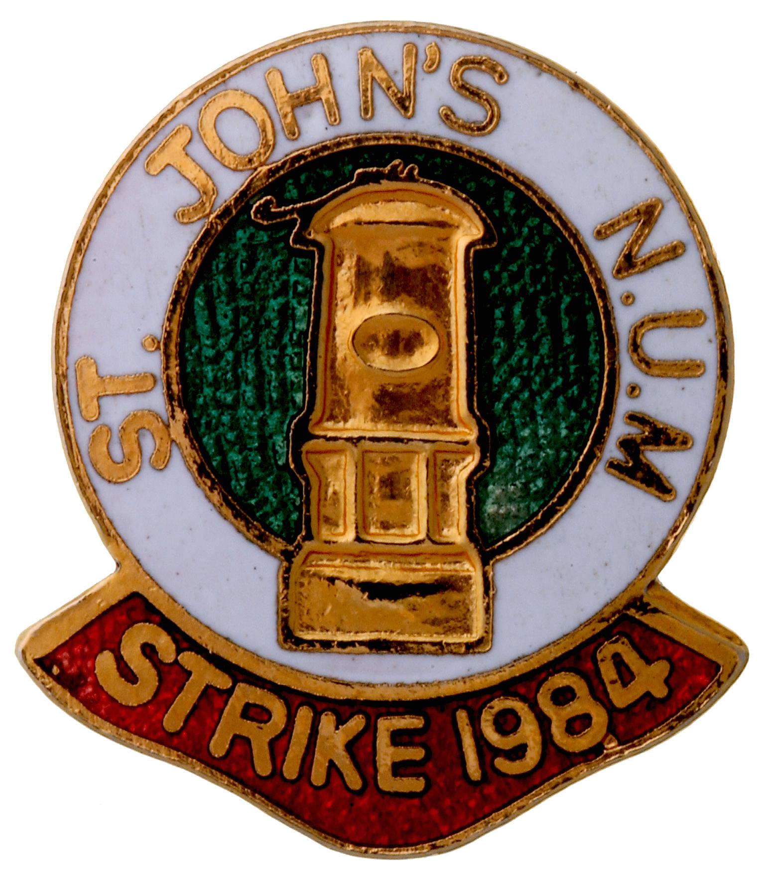 N.U.M. St. John's, badge