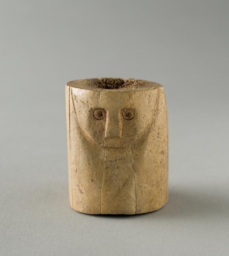 Medieval bone chess piece