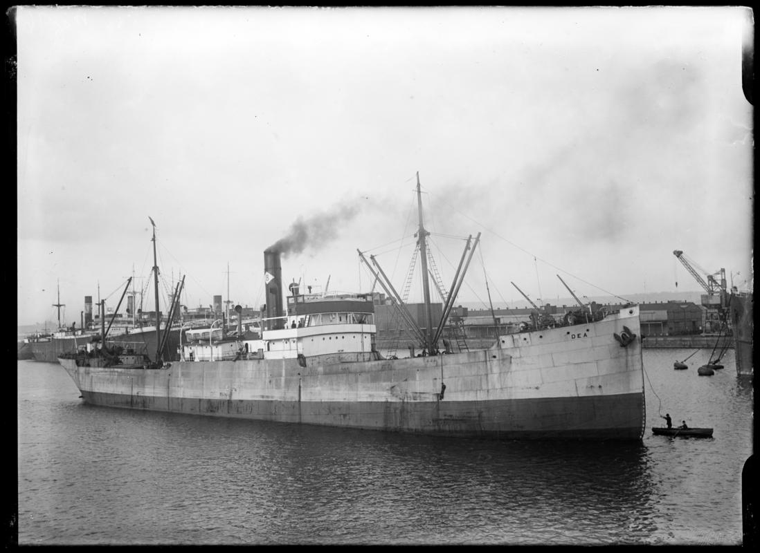 S.S. DEA, glass negative