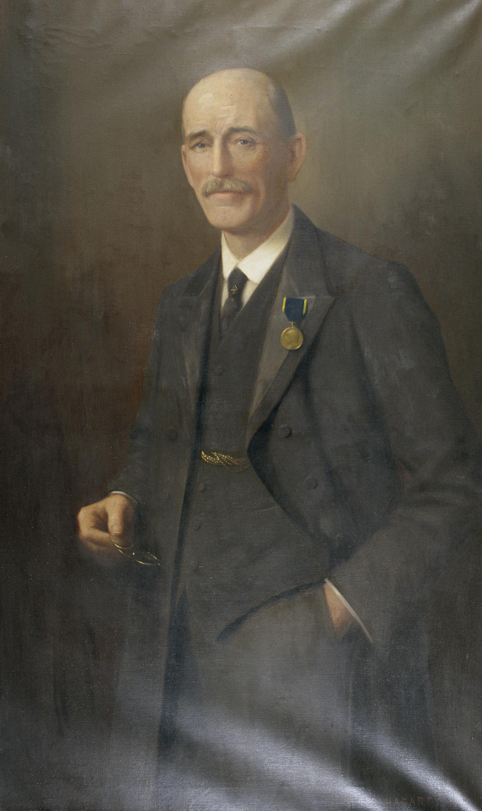 Portrait of Mr H.H. Evans, J.P. (painting)
