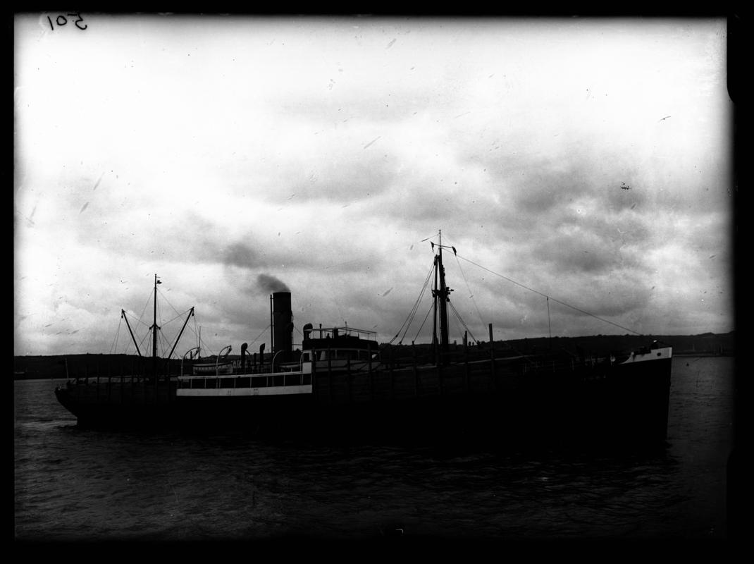 Starboard Broadside view of S.S. JURA c.1936