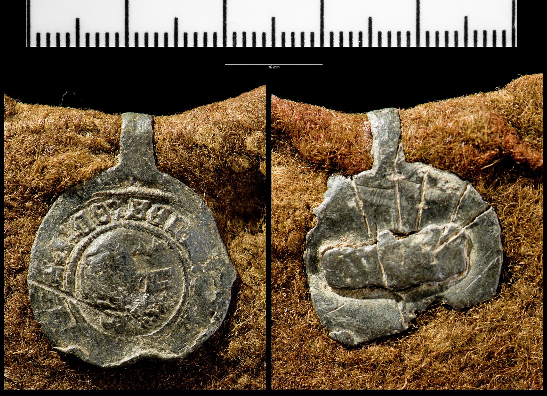 Medieval lead seal