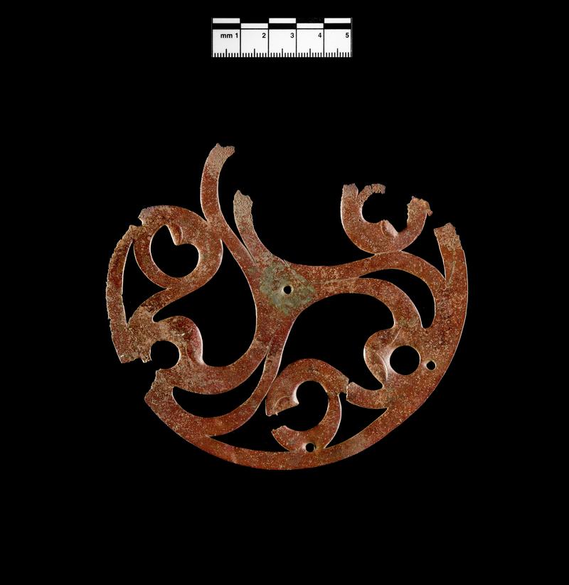 Late Iron Age / Roman copper alloy ornamental disc