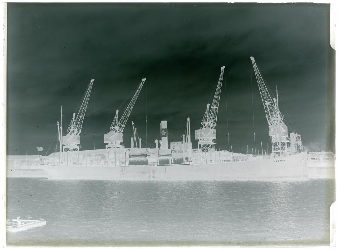 S.S. C.A. BANCK, glass negative