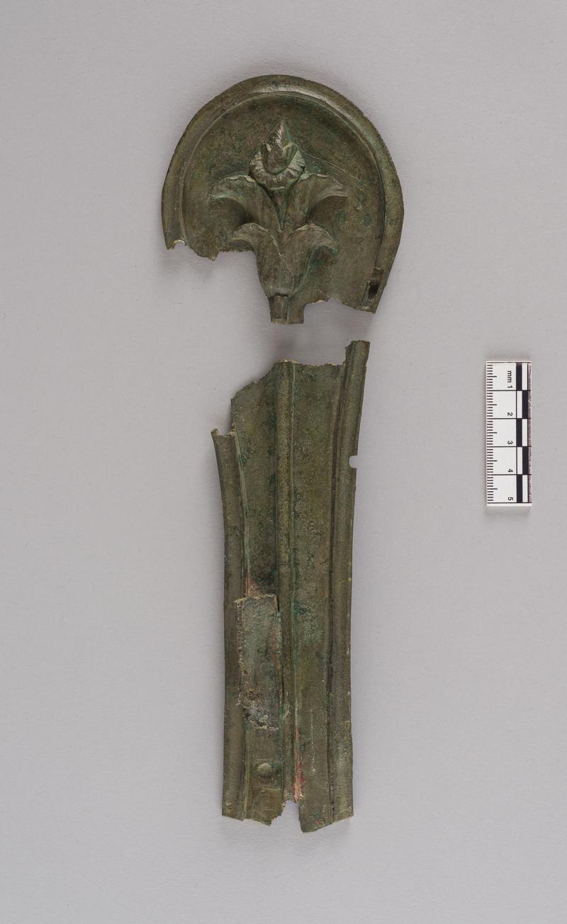 Roman Copper Alloy Statue lappet (fragments)