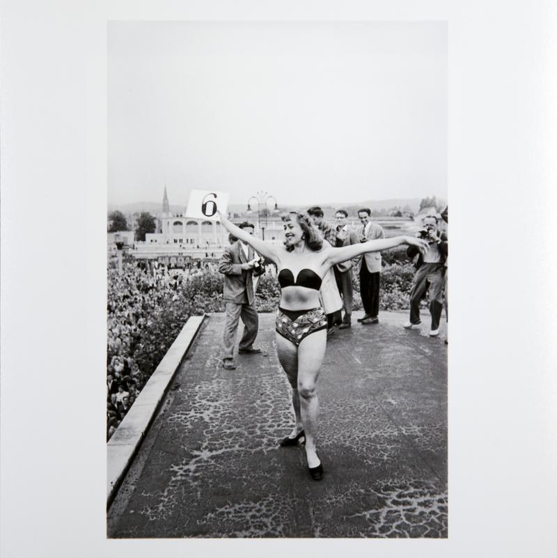 First election of a beauty queen in communist Poland. Sopot, Poland