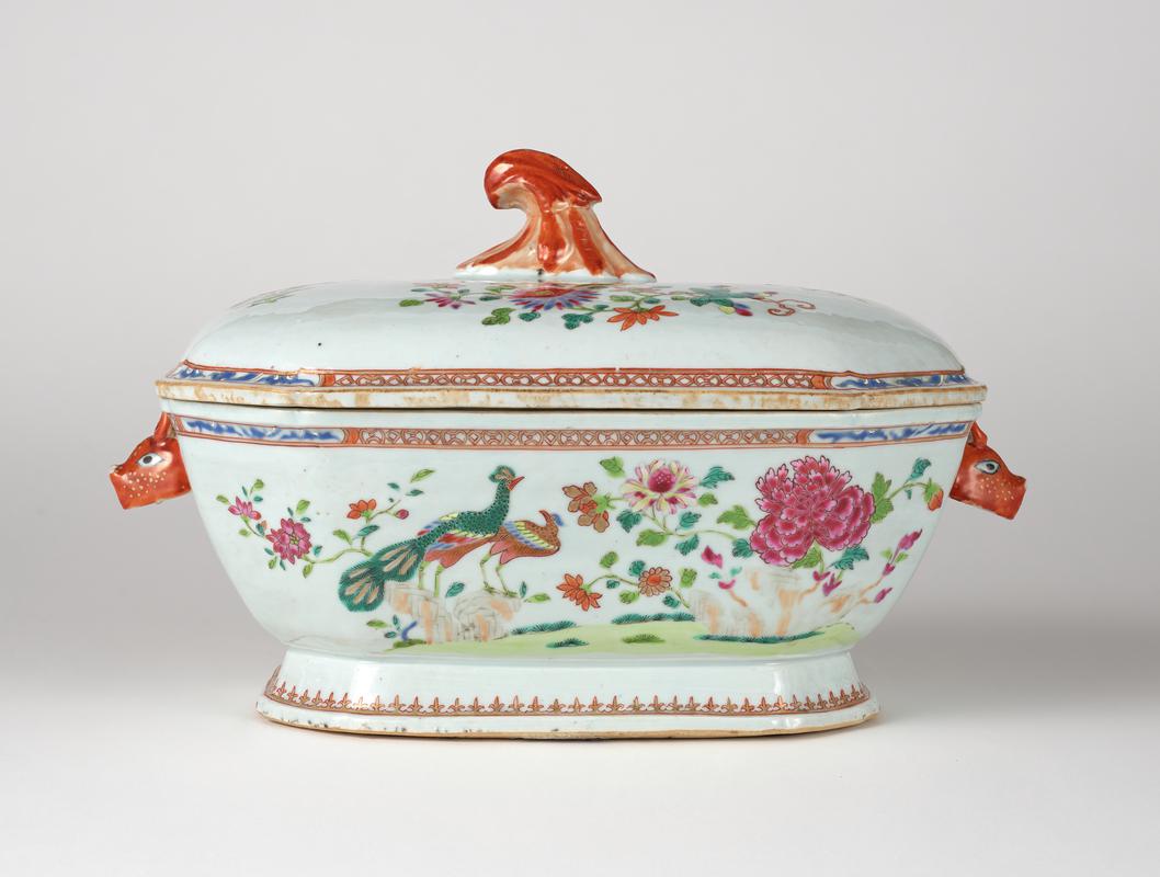 tureen and cover, c1770-1780