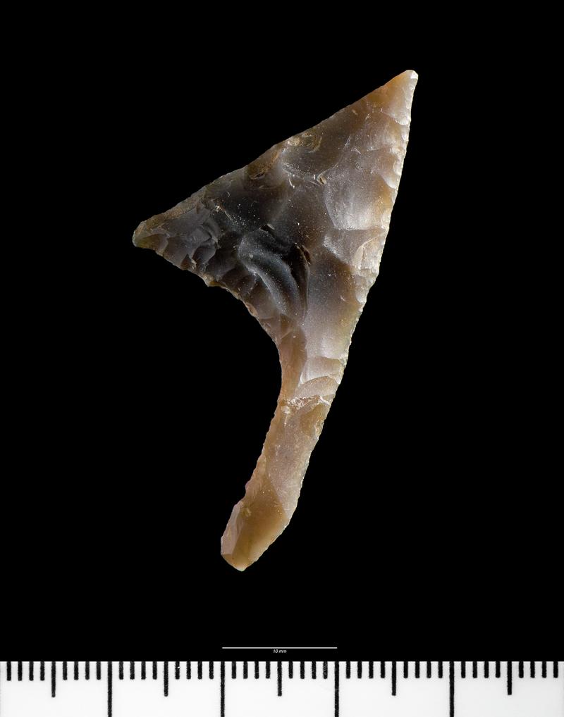 Late Neolithic flint oblique arrowhead