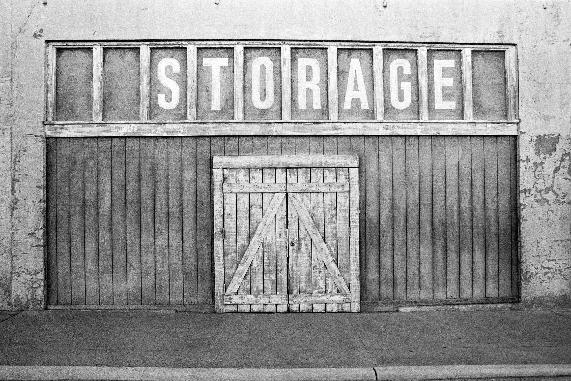 Inspiration. Storage, the town high street. Arizona USA