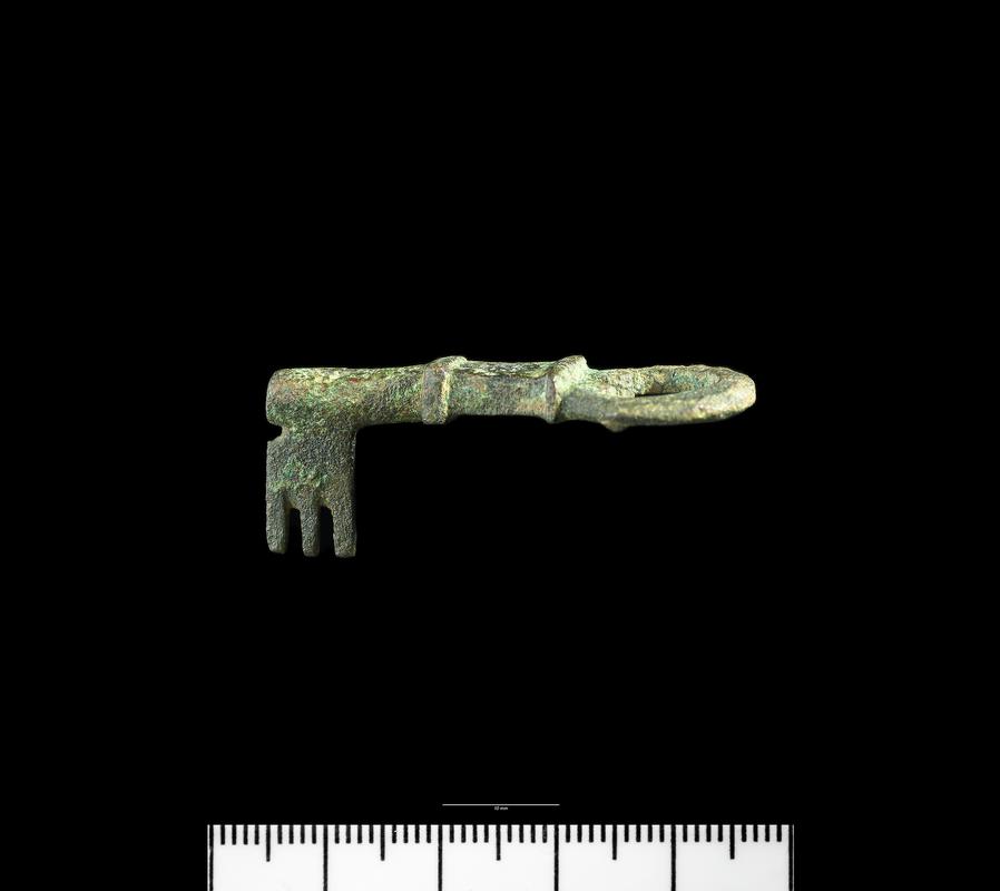 Roman copper alloy rotary lock key