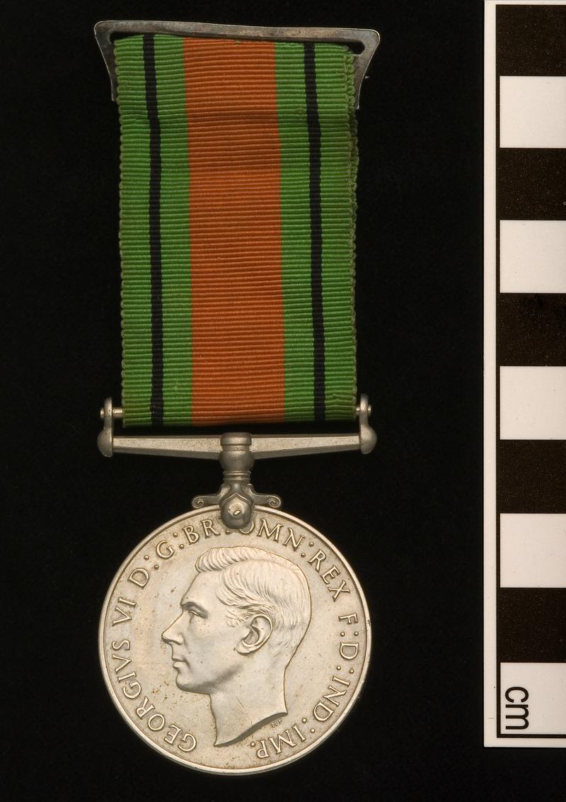 Defence medal, J C Davies