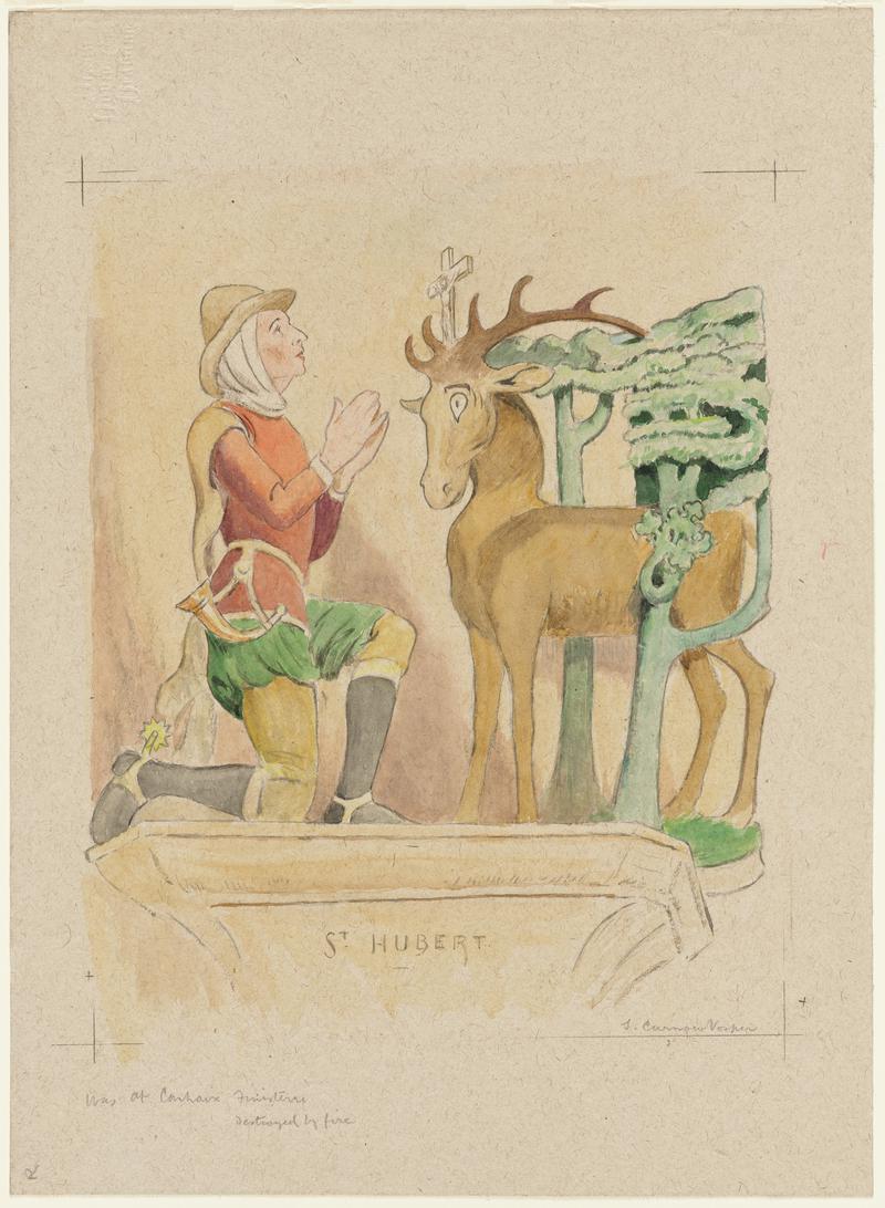 Saint Hubert and the Stag