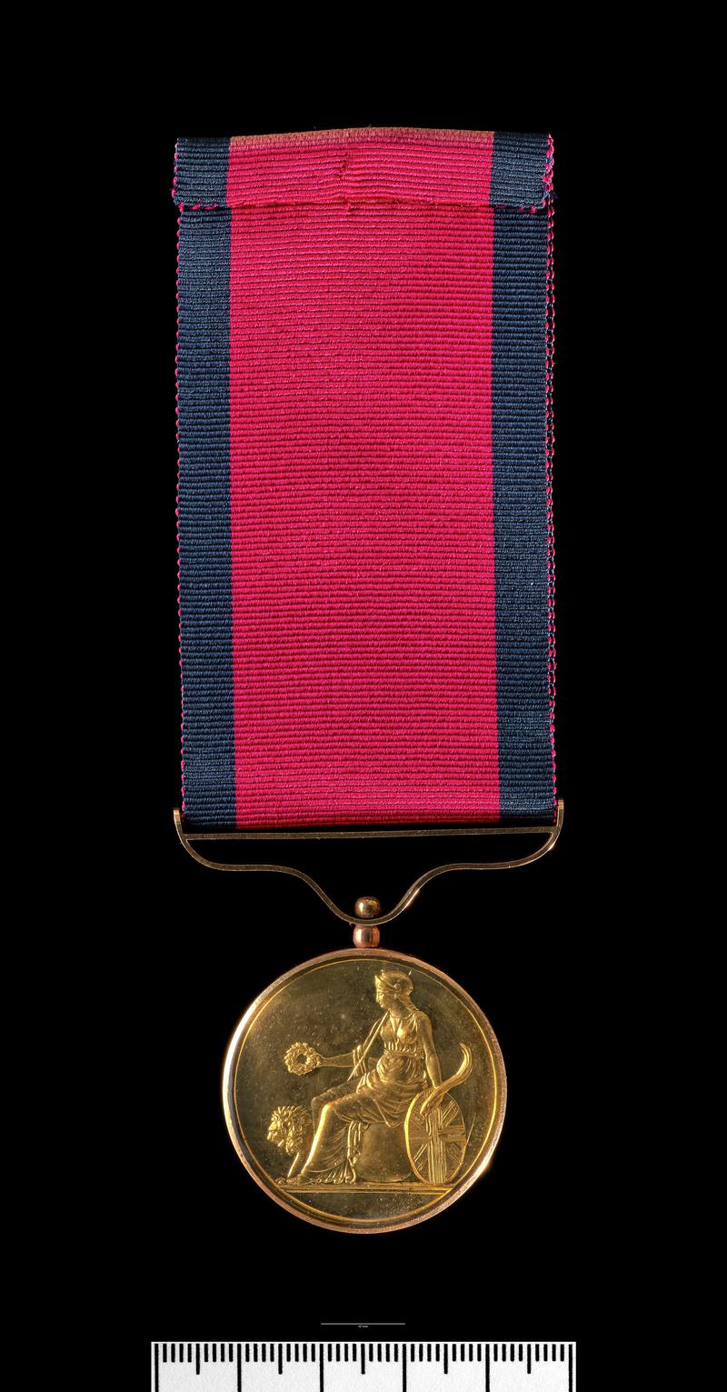 Army Small Gold Medal - Obverse