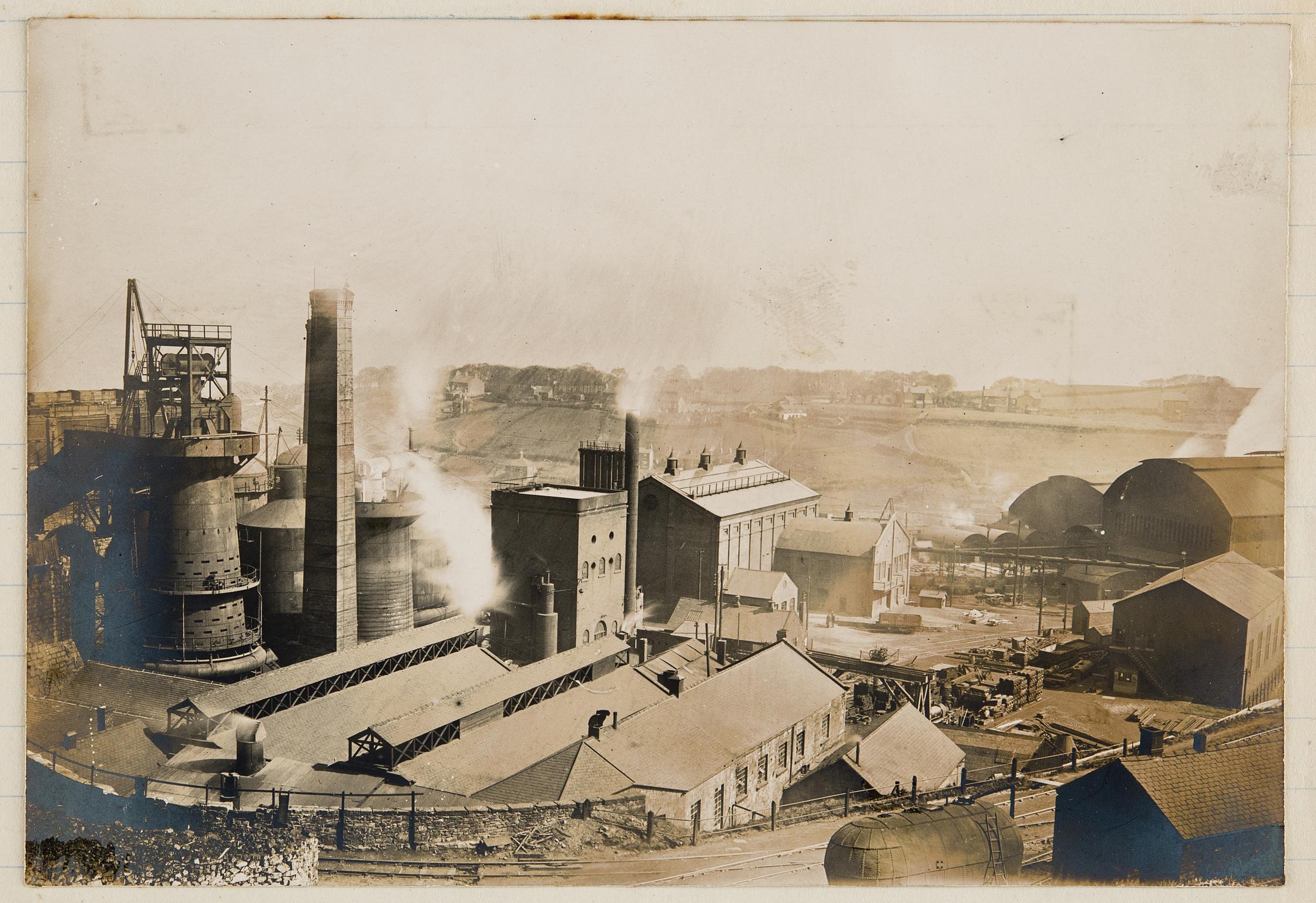 Brymbo ironworks, photograph