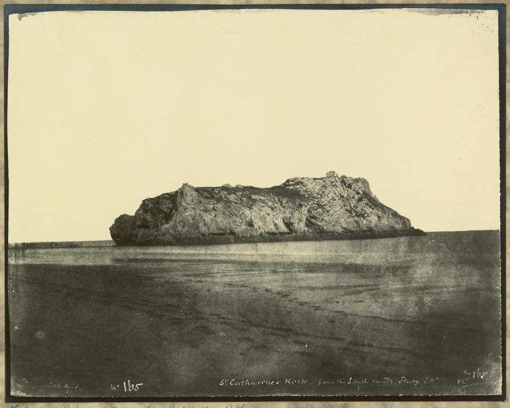St Catherine's Rock - from the South Sands, Tenby SW