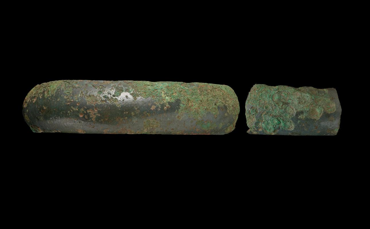 Decorated bronze bracelet (two joining fragments)