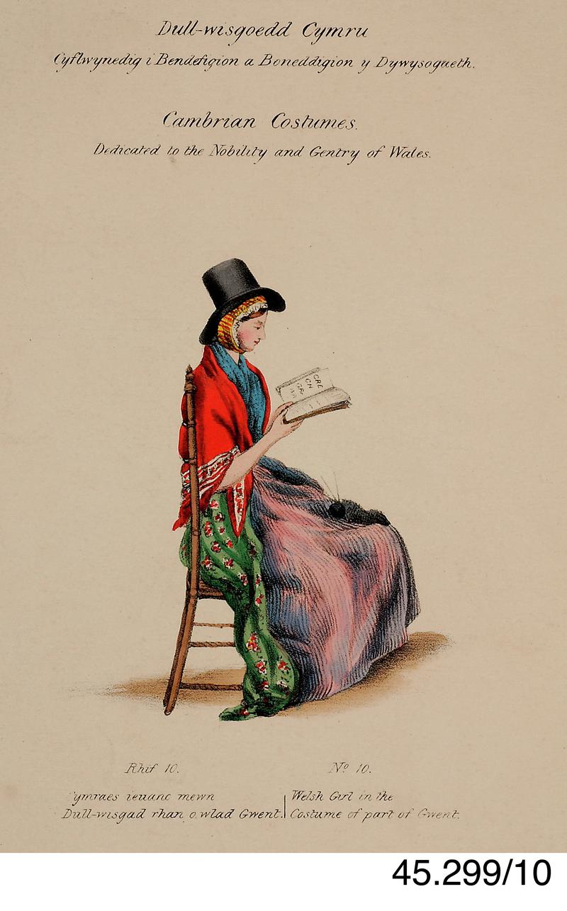 Welsh costume illustration