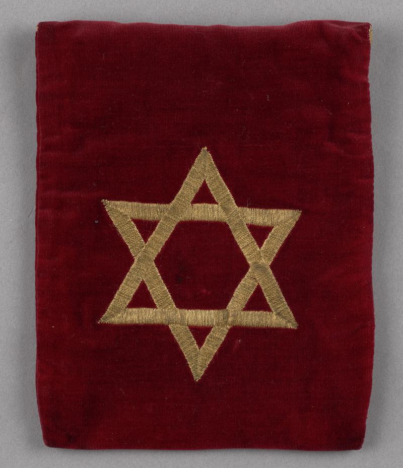 Bag for prayer shawl from Pontypridd Synagogue, 20th century