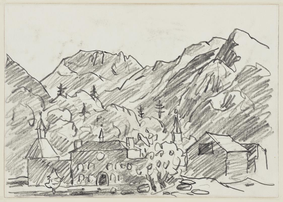 Golygfa o Amgueddfa Lechi Cymru, Llanberis