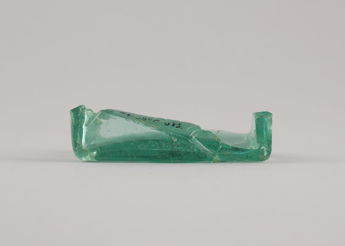 Roman glass bottle