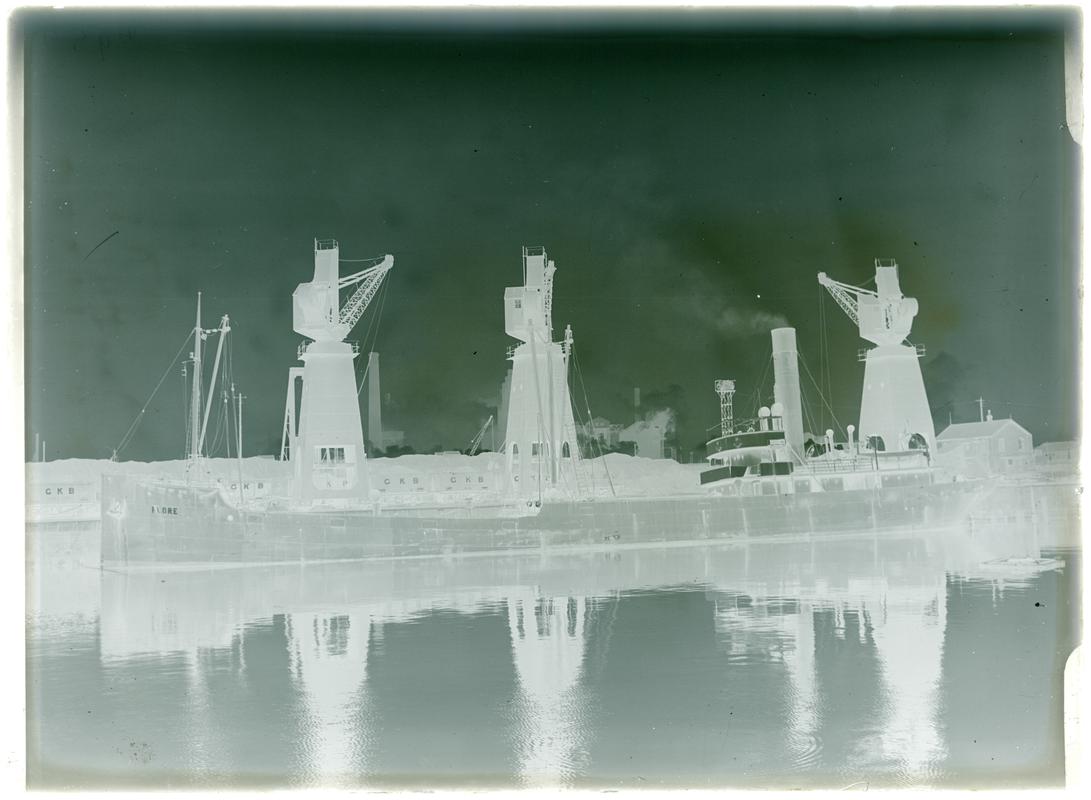 S.S. FLORE, glass negative